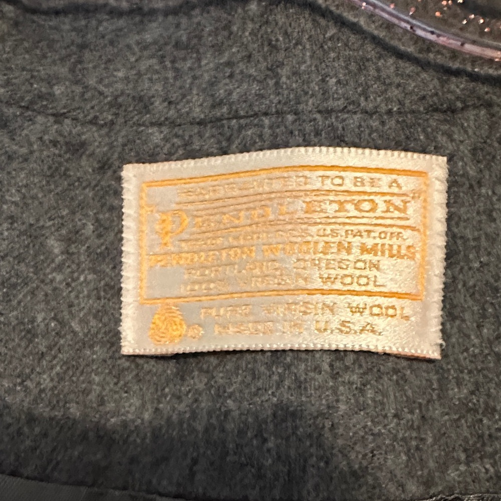 Pendleton Charcoal Wool Blazer - image 2